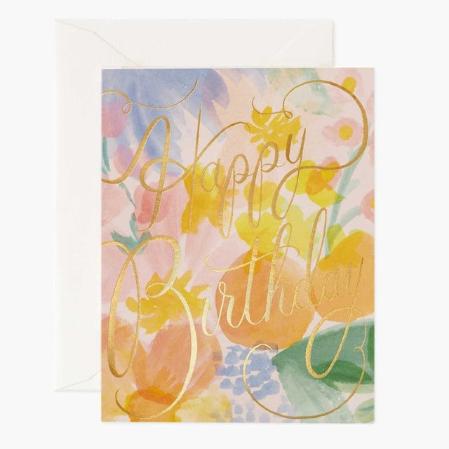 Rifle Paper/Single Card/Pastel Birthday