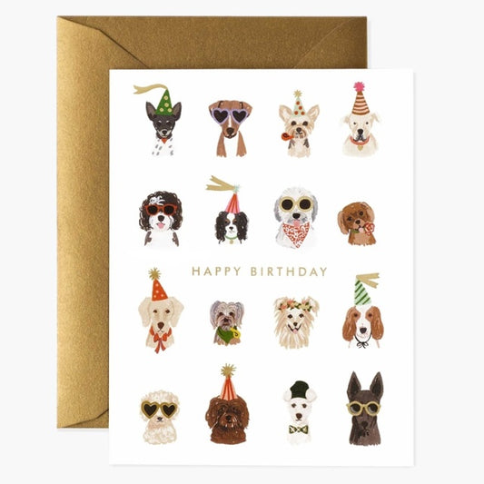 Rifle Paper/Single Card/Doggie Birthday