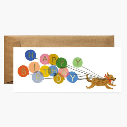 Rifle Paper/Single Card/Balloon Birthday