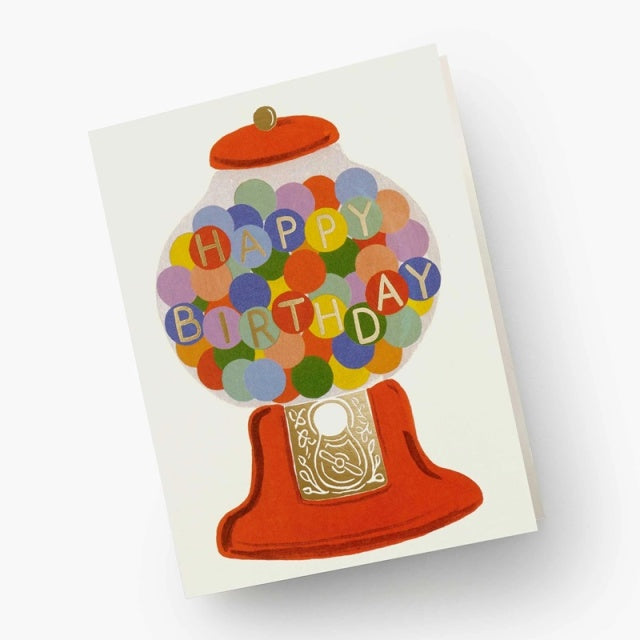 Rifle Paper/Single Card/Gumball Birthday