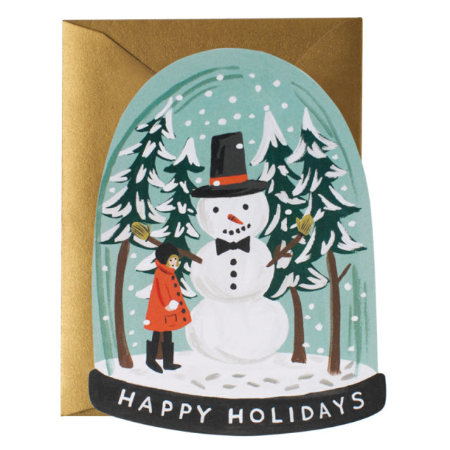 Rifle Paper/Single Card/Snow Globe