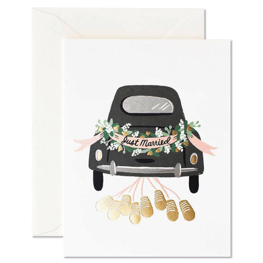 Rifle Paper/Single Card/Just Married Getaway