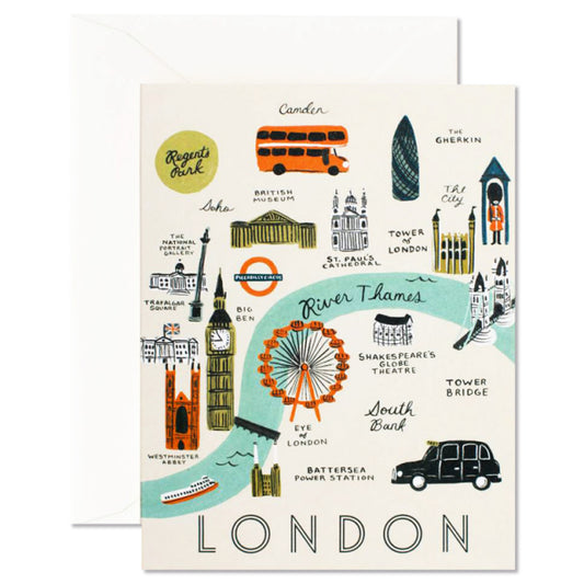 Rifle Paper/Single Card/London Map