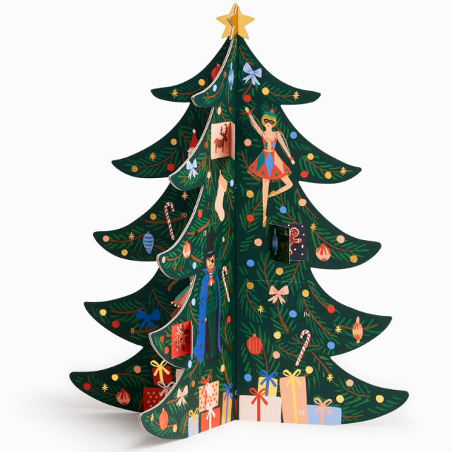 [Barcode not included] Rifle Paper/Calendar/Christmas Tree Advent Calendar