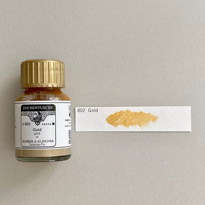 ROHRER &amp; KLINGNER/Calligraphy Ink - Gold