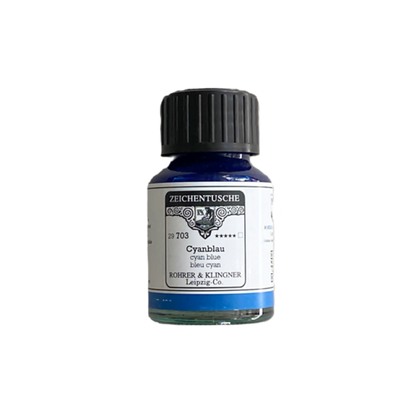 ROHRER &amp; KLINGNER/Calligraphy Ink/Calligraphy Ink - Cyan Blue