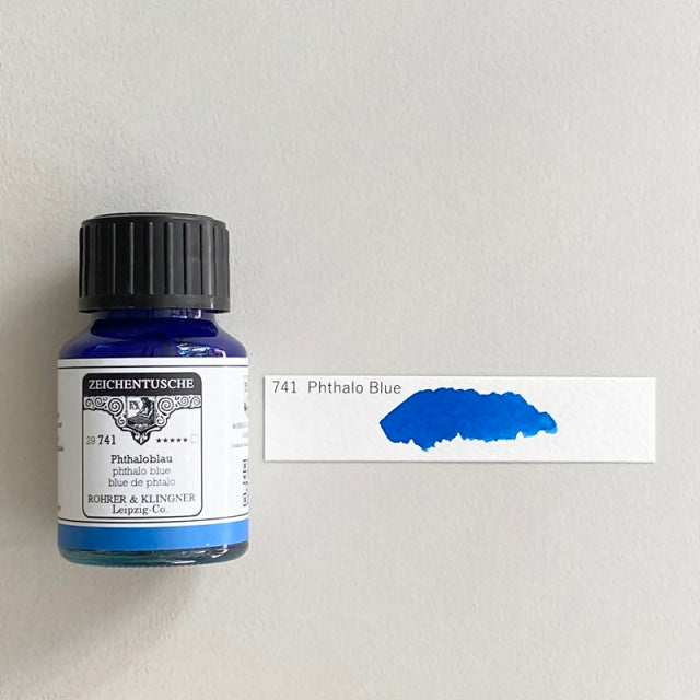 ROHRER &amp; KLINGNER/Calligraphy Ink/Calligraphy Ink - Phthalo Blue