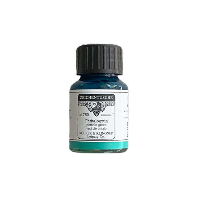 ROHRER &amp; KLINGNER/Calligraphy Ink - Phthalo Green