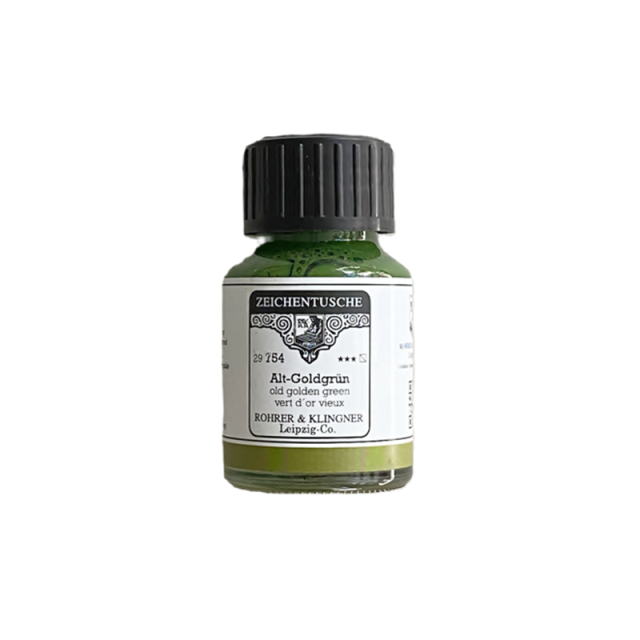 ROHRER &amp; KLINGNER/Calligraphy Ink/Calligraphy Ink - Old Golden Green