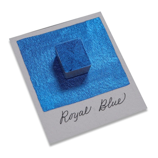 The Creative Kinds/Calligraphy Ink/Single Half Pan Shimmer - Royal Blue