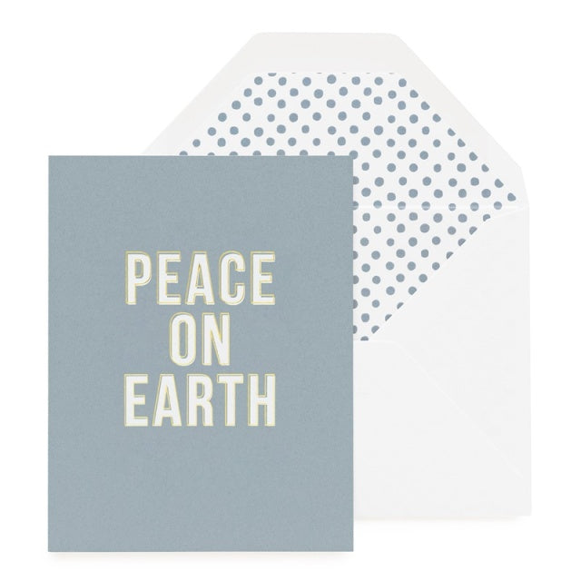 Sugar Paper/Box Card/Peace on Earth