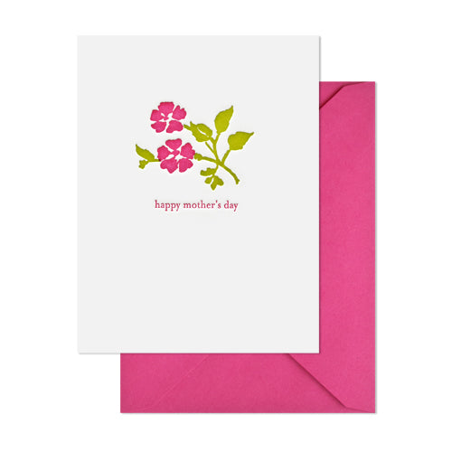 Sugar Paper/Single Card/Mother's Day Floral