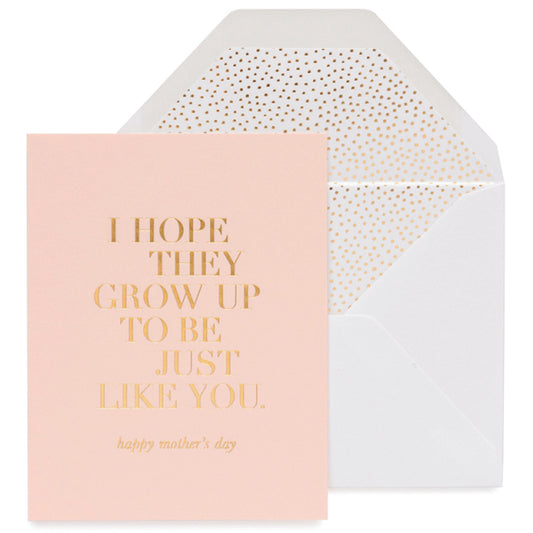 Sugar Paper/Single Card/Just Like You -MOM