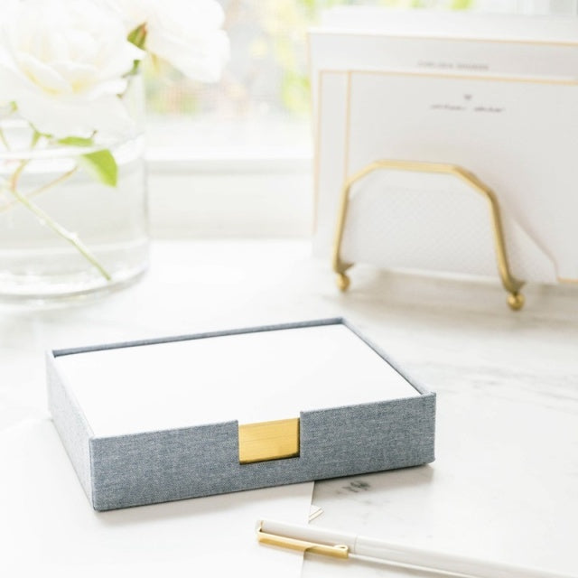 Sugar Paper/Memo Pad/Desk Jotter, Chambray