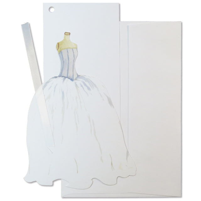 Stevie Streck Designs/Single Card/White Dress