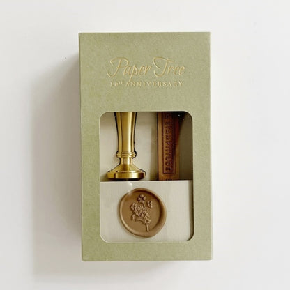 Paper Tree/Sealing Stamp &amp; Wax/Paper Tree 10th Anniversary Sealing Stamp -Dogwood