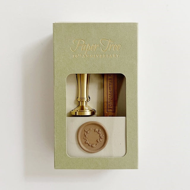 Paper Tree/Sealing Stamp &amp; Wax/Paper Tree 10th Anniversary Sealing Stamp -Magnolia Crest