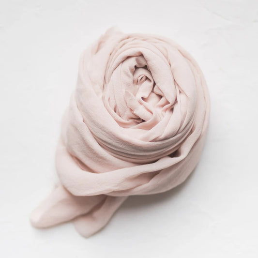 STELLA WOLFE/Silk table runner/Rose Dust