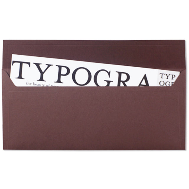 TAKEO PAPER PRODUCTS/Envelope Long/Dressco Envelope Long: Wine Red