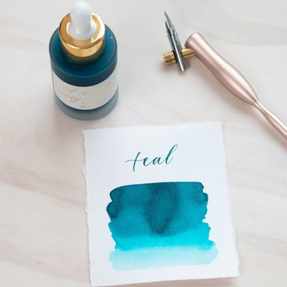 Tom's Studio/Calligraphy Ink/Calligraphy Ink - Teal