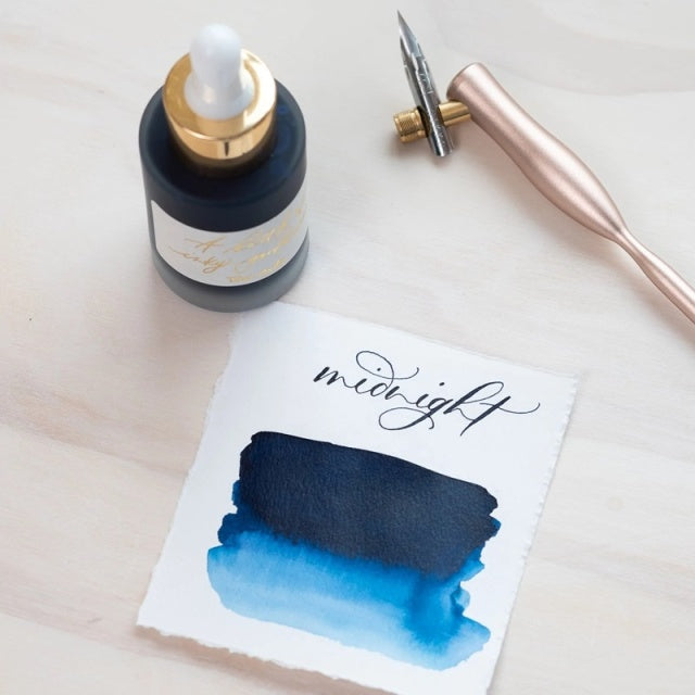 Tom's Studio/カリグラフィーインク/Calligraphy Ink - Midnight