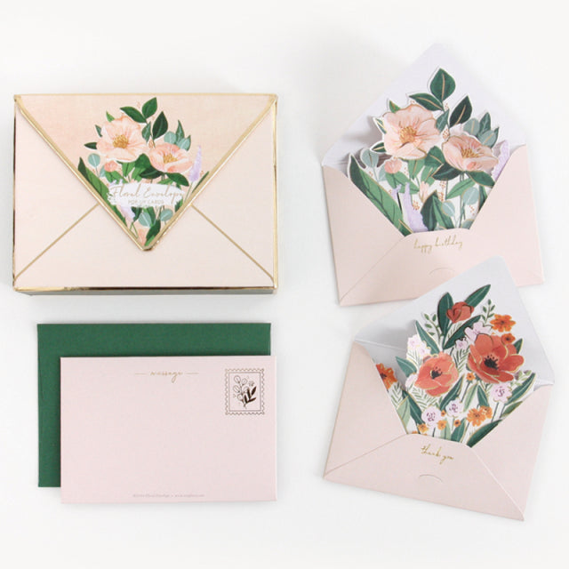 UWP LUXE/ボックスカード/Floral Envelope