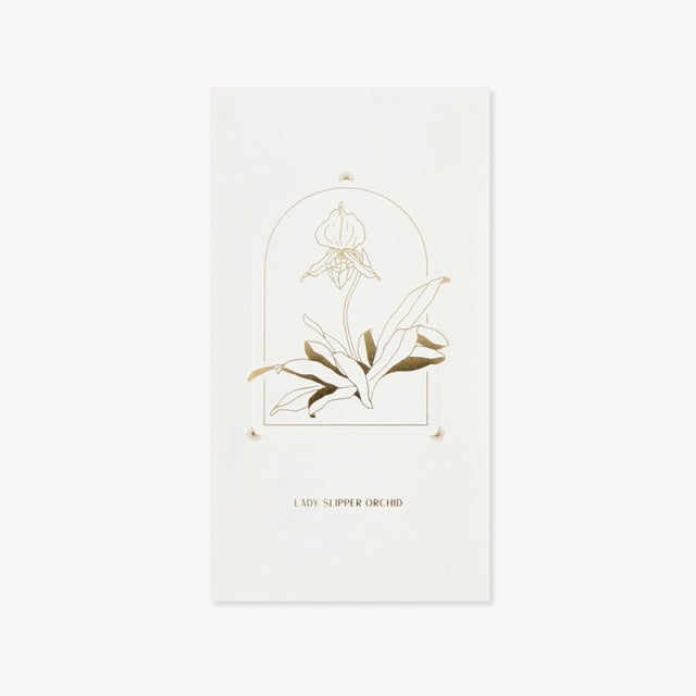 UWP LUXE/Single Card/Lady Slipper Orchid by Hiromi Takeda