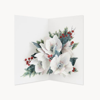 UWP LUXE/Single Card/Christmas Rose