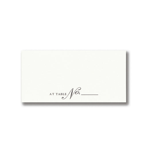 Vera Wang/Set of 25 place cards/Table No. Place Cards