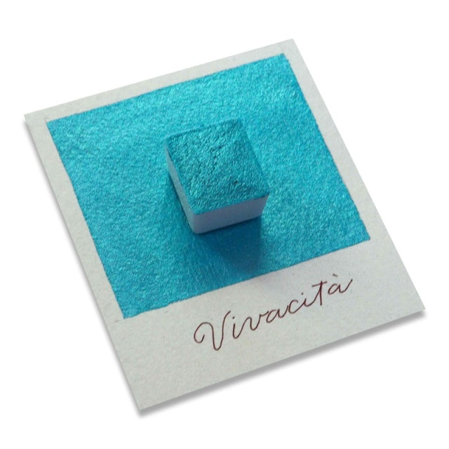 The Creative Kinds/Calligraphy Ink/Single Half Pan Shimmer - Vivacita