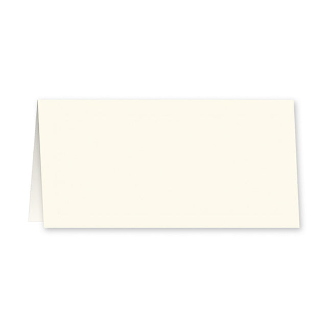 William Arthur/Set of 25 place cards/Ecru Plain Long