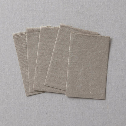 WACCA/Name Card/Hiigawa Washi Paper Card Business Card 5 Pieces: Gray