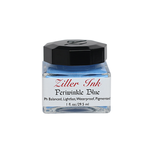 Ziller/Calligraphy Ink/Ziller Ink 1oz: Periwinkle Blue