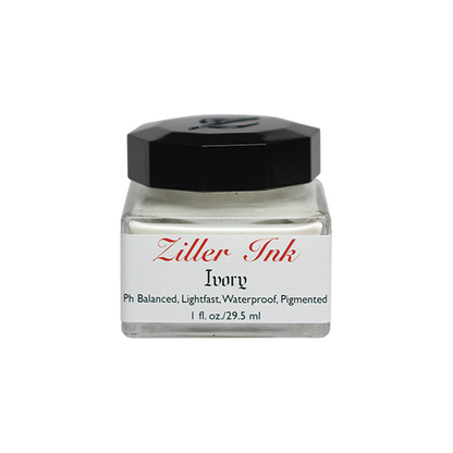 Ziller/Calligraphy Ink/Ziller Ink 1oz: Ivory