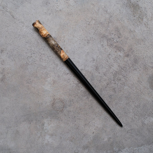 DAO HUY HOANG/カリグラフィーホルダー/Buckeye Burl & Any Type of Wood Tapered Straight Pen Holder