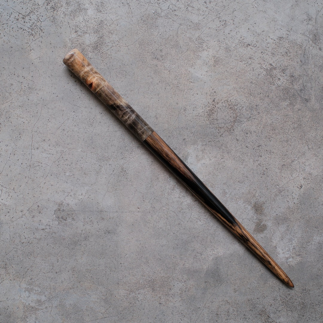 DAO HUY HOANG/Calligraphy Holder/Buckeye Burl &amp; Any Type of Wood Tapered Straight Pen Holder