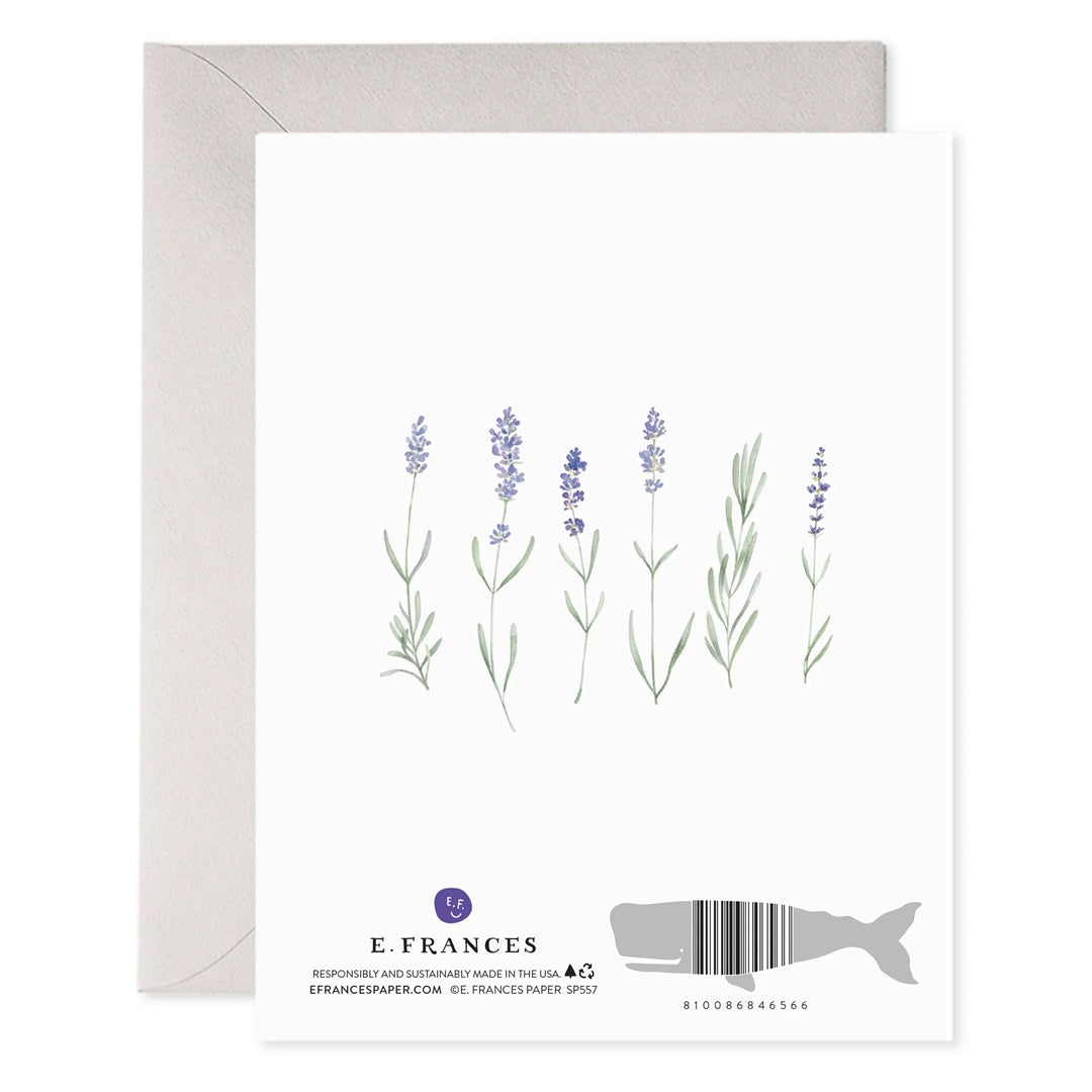 E.Frances/Single Card/Lavender Mom