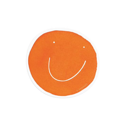 E.Frances/ステッカー/Orange Smily Sticker