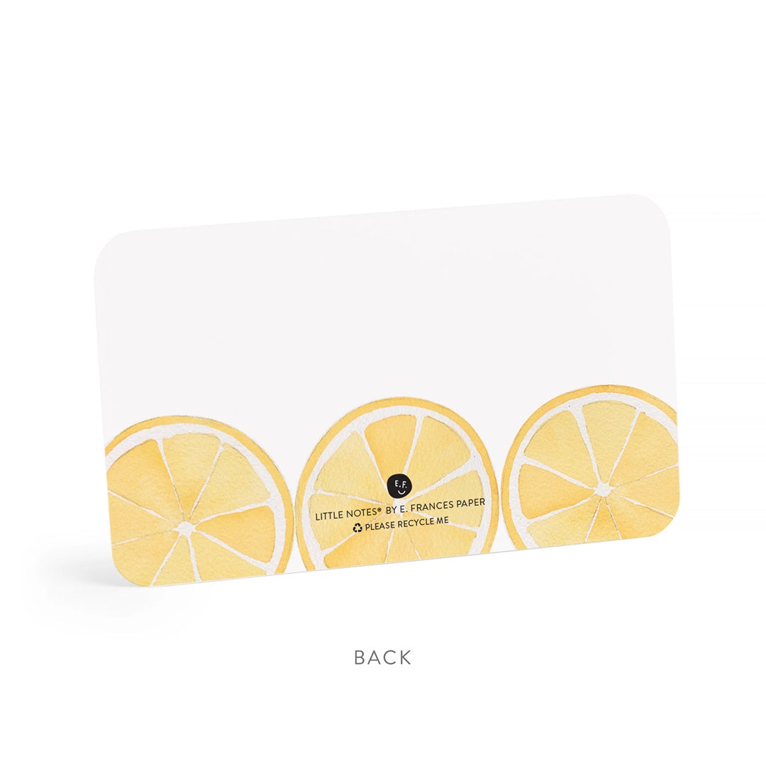 E.Frances/Mini Cards 85 Piece Set/Lemon Little Notes