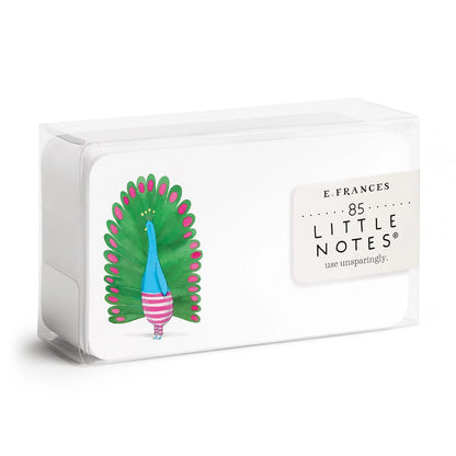 E.Frances/Mini Cards 85 Piece Set/Peacock Little Notes