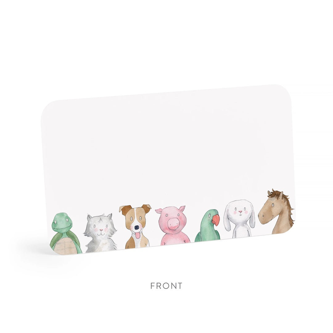 E.Frances/85-piece mini card set/Animal Friends Little Notes