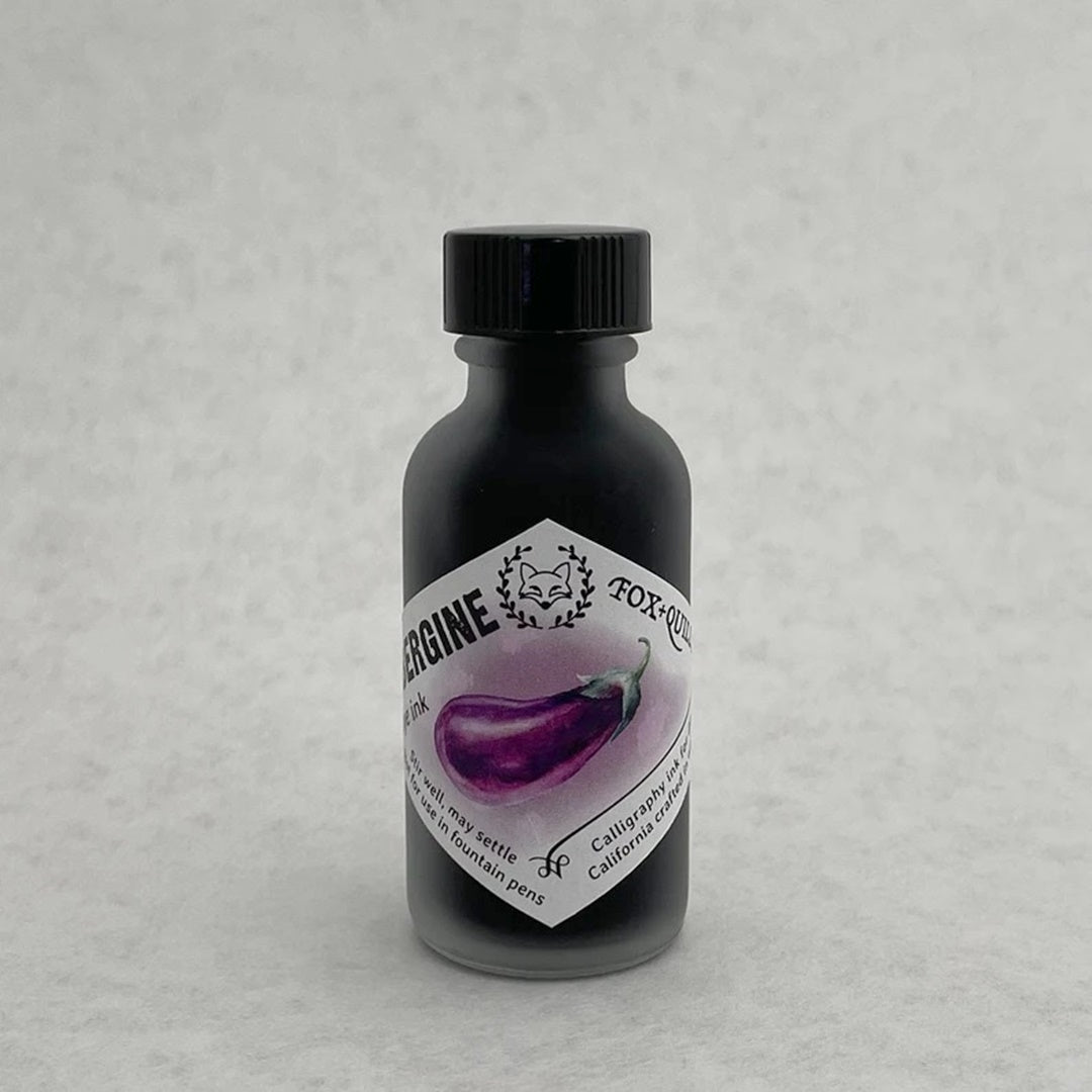 Fox and Quills/カリグラフィーインク/Aubergine dye-base ink 30ml