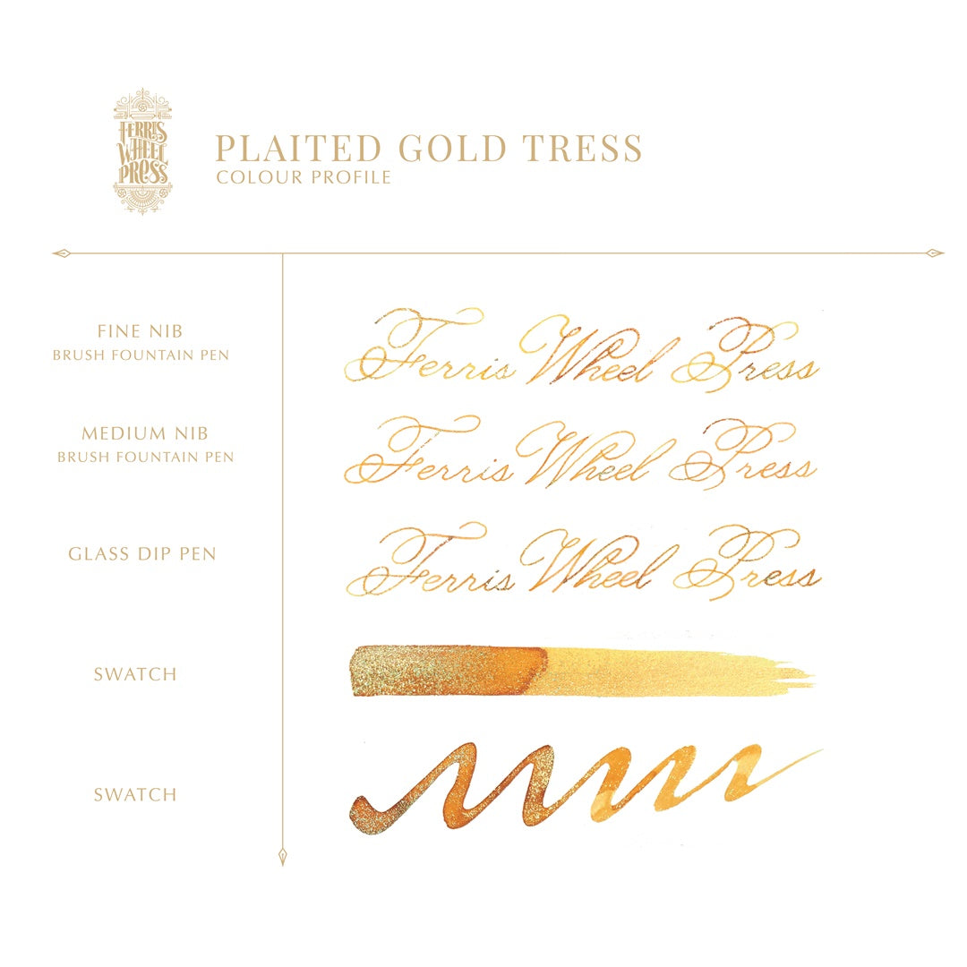 Ferris Wheel Press/インク/The FerriTales Collection - Plaited Gold Tress 20ml