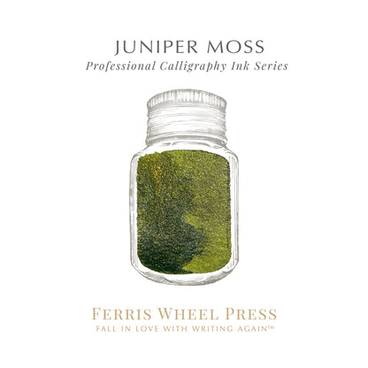 Ferris Wheel Press/Calligraphy Ink/Fanciful Events Collection - Juniper Moss 28ml