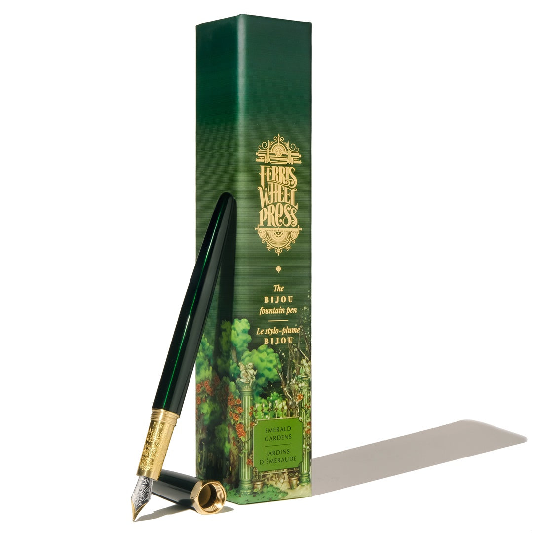 Ferris Wheel Press/Fountain pens/The Bijou Fountain Pen - Emerald Gardens