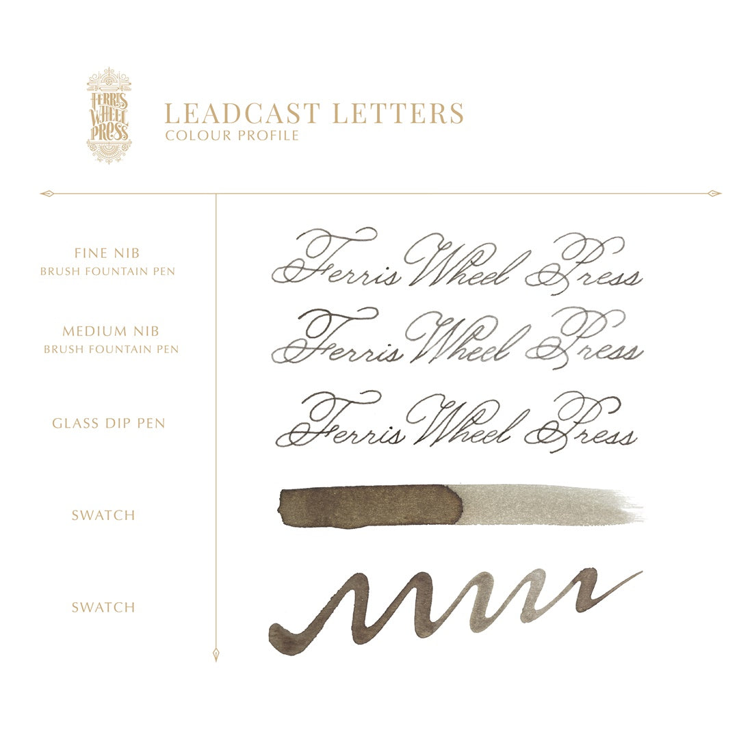 Ferris Wheel Press/インク/Leadcast Letters 38ml