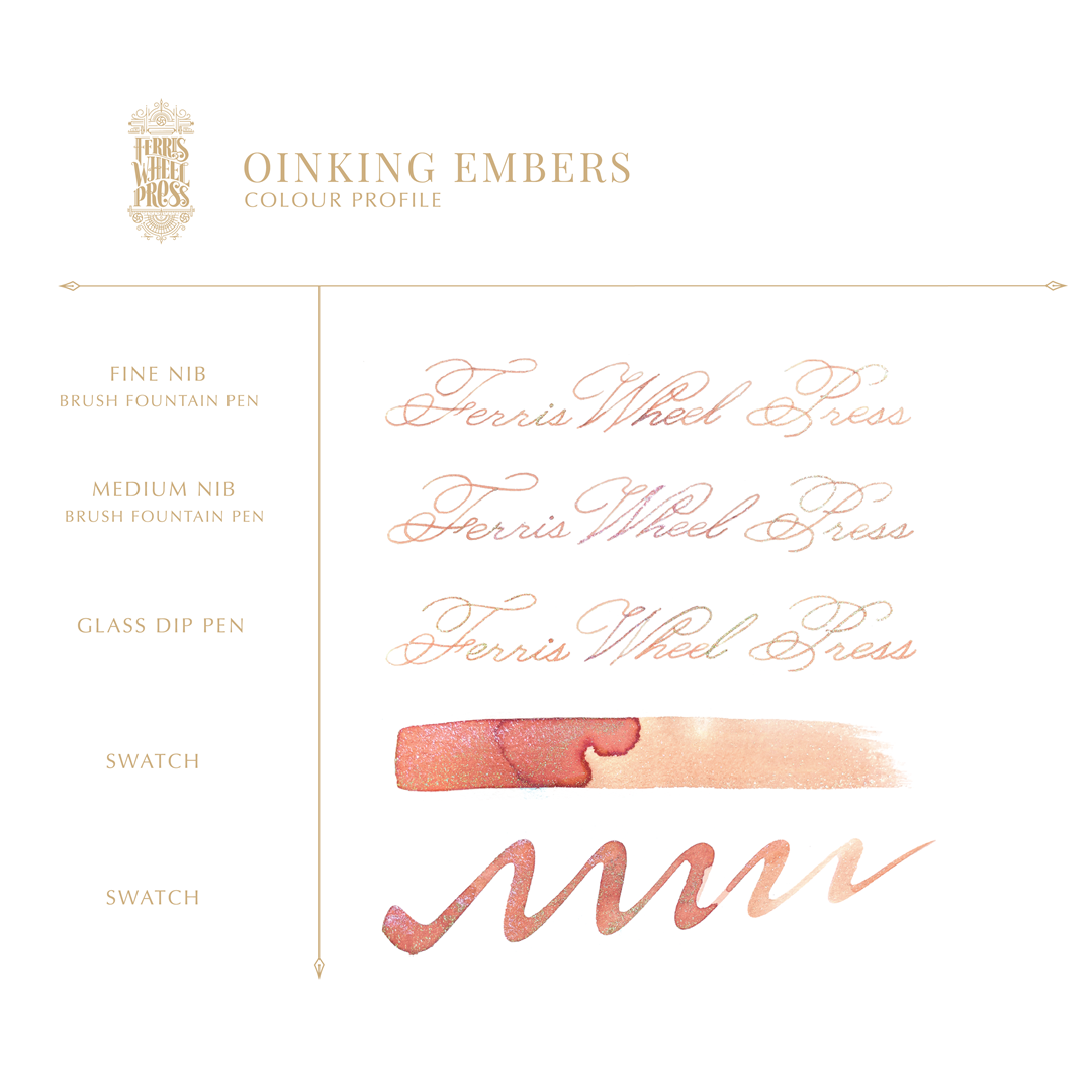 Ferris Wheel Press/インク/The FerriTales Collection - Oinking Embers 20ml