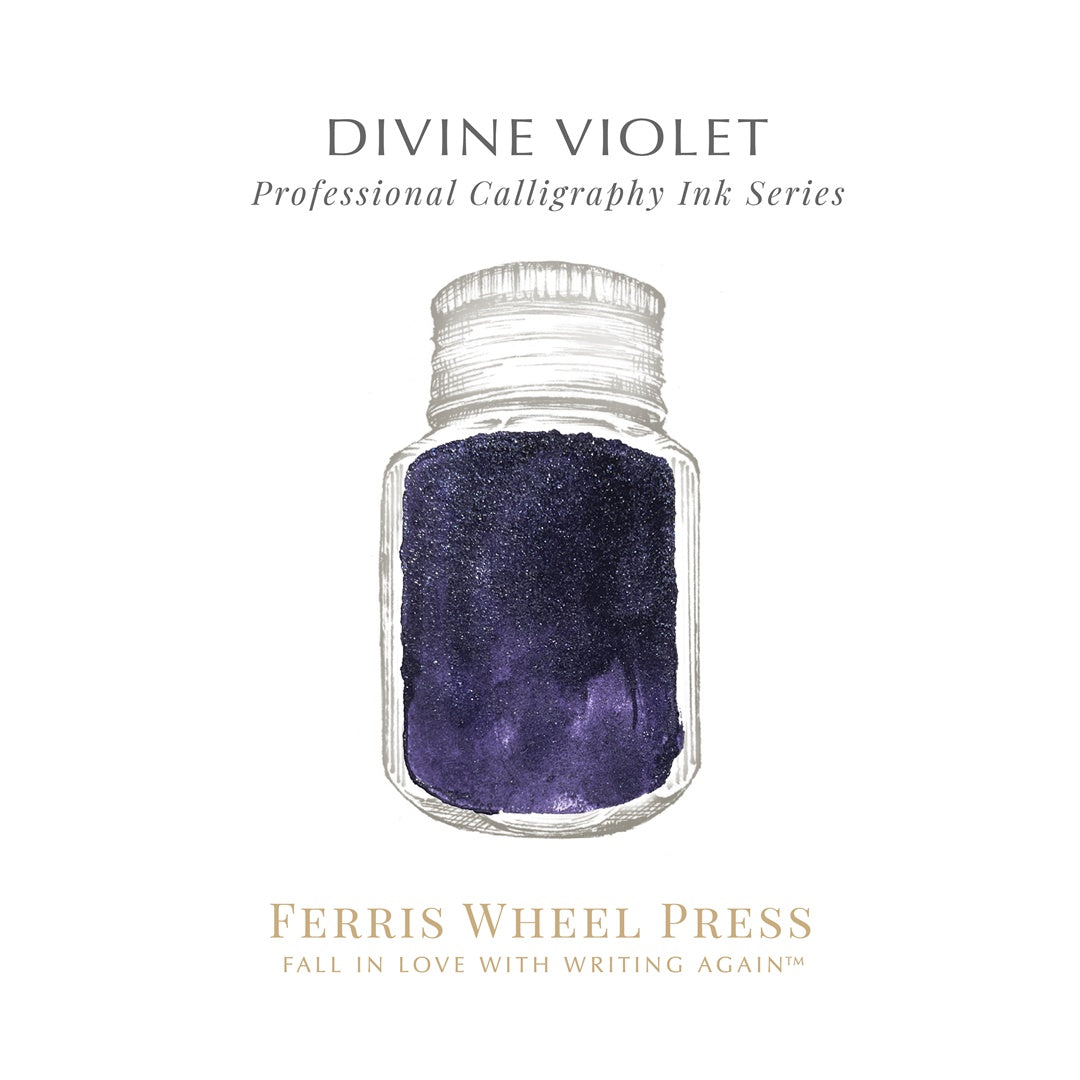 [Released on 9/6] Ferris Wheel Press/Calligraphy Ink/Fanciful Events Collection - Divine Violet 28ml