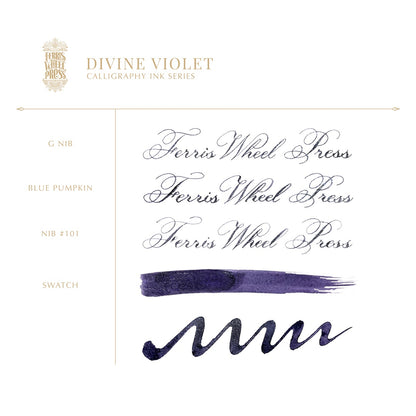 [Released on 9/6] Ferris Wheel Press/Calligraphy Ink/Fanciful Events Collection - Divine Violet 28ml