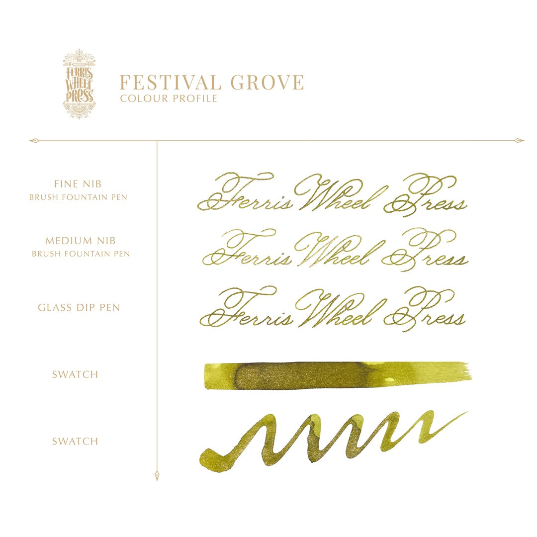 Ferris Wheel Press/インクポット/Festival Grove 10ml Ink Pots